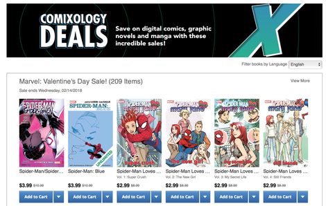 Comixology Valentine’s Day Sales | Comixology